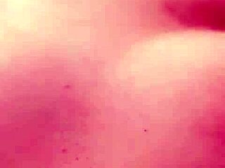 Solo pleasure of a transsexual beauty with a big dick cumshot