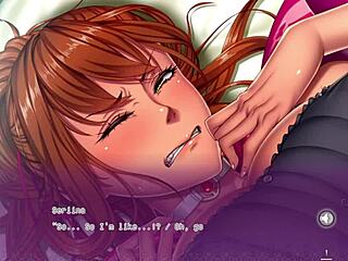 Hentai game with an MILF teacher and a hot creampie scene.