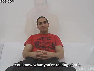 Real Czech gay guy Jirka’s cock sucking and fucking scene.