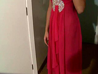 There is a anal sex party with a hot spanish girl in a hotel room.