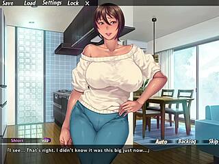 Step-mom’s friend seduces me while I was watching animecum