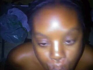 Black beauty gets to experience a BBC head in this POV video.