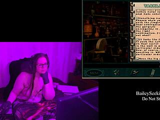 Commented gameplay of Blackmoor Manor with a curvy babe.