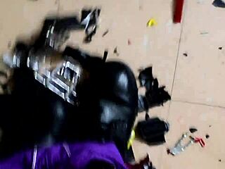 Big cars and boots, destruction racing at its best in the garage