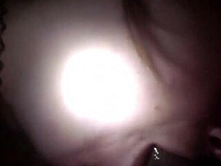 Great late night action with a white girl and her big tits made me cum hard