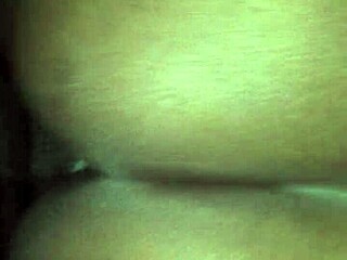 A black pussy loving girl gets a POV creampie