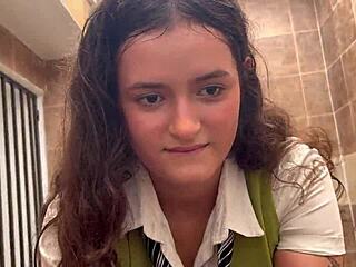 Big-boobed student seduces her professor for better grades