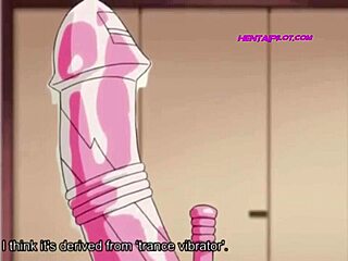 Redhead's solo session turns into passionate hentai fantasy