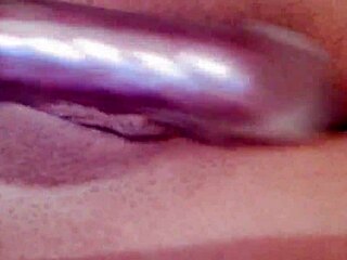 Sasha Cooper's self-pleasure journey with a tender dildo