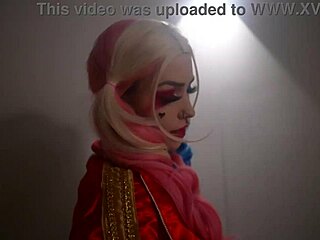 Clown Gibby destroys Harley Quinn's pussy in a wild scene