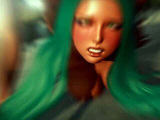 Beautiful anime game with big nipples and big tits