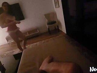 Step-mom Ivy Ireland gives a POV creampie in a very hot scene