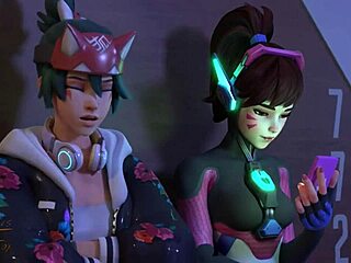 Overwatch animated porn compilation with hot cartoon characters