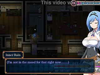 My beautiful paladin is masturbating in the world of Nightmare Knight