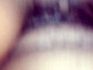 Beautiful black beauty gives deep blow job in homemade porn video