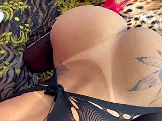 See through MILF gets her ass fucked hard in a pool