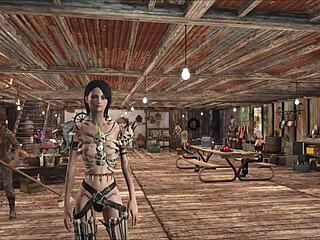 Chyler Leigh’s Fallout 4 fashion – a hentai style walk on the wild side
