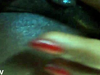 Hot sexy girl masturbating and licking her pussy