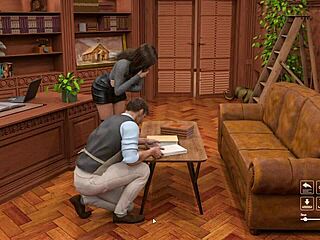 Steps of debauchery in anime porn game continue