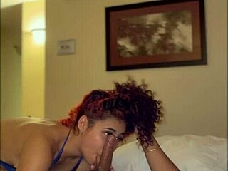 Yaya, the Latina beauty with beautiful curly hair, gets it hard and deep in this scene
