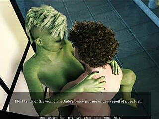 Visual novel gameplay of Tales from the Unending Void 93 on PC