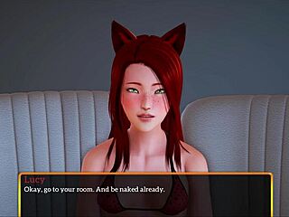 New family with small tits and teen in PC gameplay called Family 350