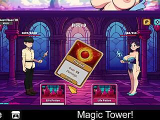 Turn-based card game with erotic elements