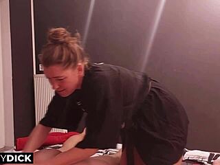 Elisa Tiger, a Sph hot masseuse, has no time for men with small penises