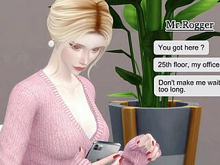 my boss seduces wife in office while husband works downstairs