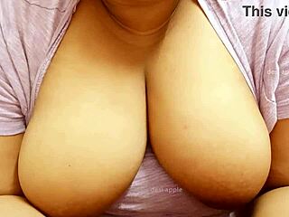 Big-boobed Asian MILF in hot scene
