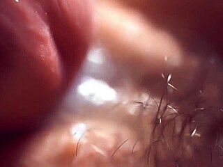Close up of a wife’s juicy pussy during extreme sex session