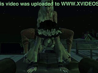 Futaonfemale goddess in Midnight game