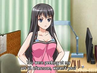 Petite teens experience first-time pleasure in Asian anime