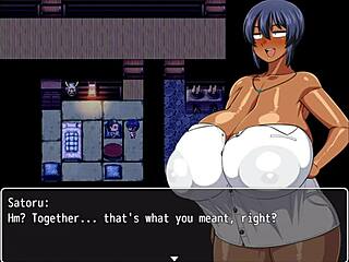 Natsuki’s hot scene in the hentai game Tanned girl