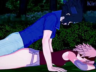 Naruto hentai featuring intense action and big tits
