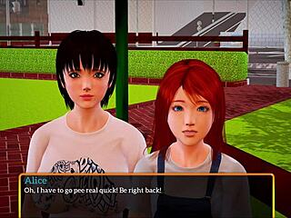 Family affairs with big-boobed women in cartoon-themed game