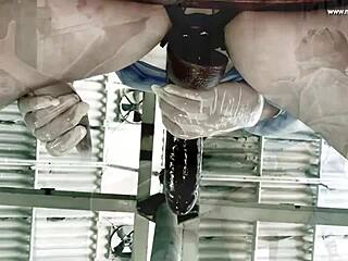 MILF nurse dominates gay patient at the abattoir