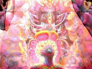 Beautiful wife in hot erotic video with psychedelic music