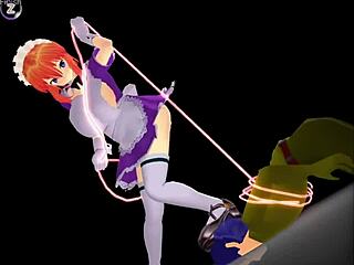 Leela is the hero in this adult animated video