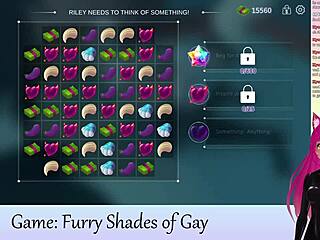 Vtuber lewdneko's erotic livestream of Furry: Shades of Gay Part 1