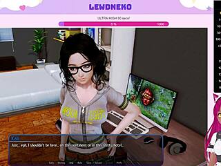 Get a taste of harem fun with Vtuber Lewdneko in Erogames