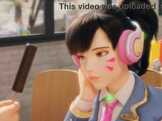 Hot animated porn with Overwatch characters