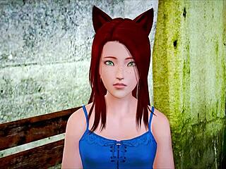 Walkthrough of the erotic visual novel My new family 435