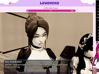 Get a taste of harem fun with Vtuber Lewdneko in Erogames