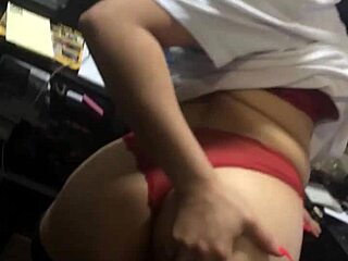Teen skinny blond gets her ass spanked and pussy drilled by a truck driver