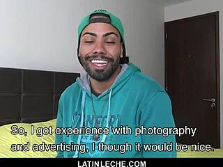 Big cock amateur video with Latina babe sucking and fucking