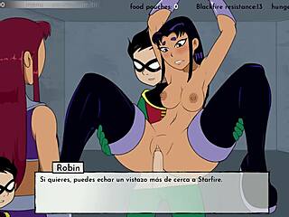 18Titans Cap 8: Anal a Raven en Hentai humillante