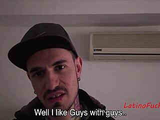 Gay Latin twinks have hot public reality sex in the backyard