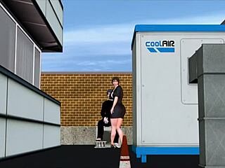 Professor Yuna’s home in 3D animated porn film