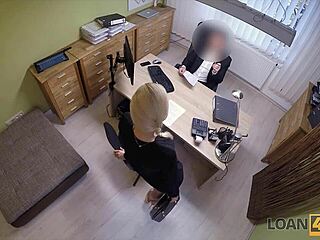 Loan4k real estate agent gets bank worker for a fuck
